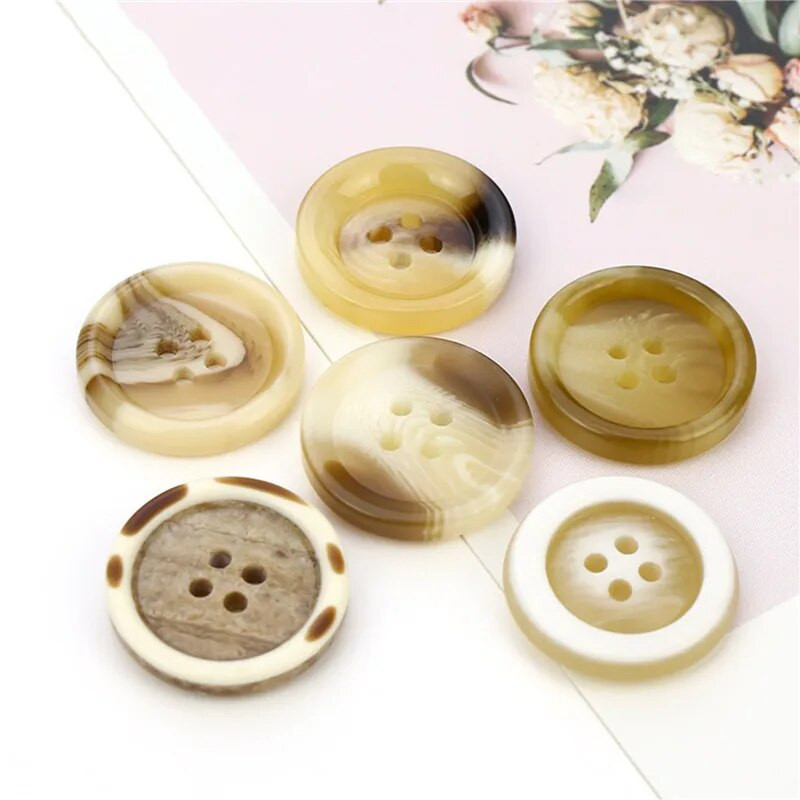 20 vnt. Imitacinio rago palto siuvimo sagos drabužiams Megztinis megztinis Dekoratyvinės sagos drabužių aksesuarų didmeninė prekyba 15-30,5 mm