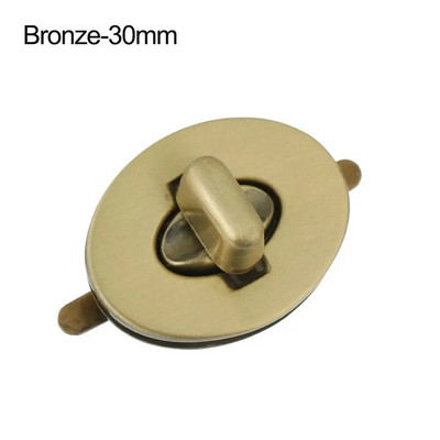 1 τεμ Μεταλλικό ανθεκτικό κούμπωμα Κλείδωμα περιστροφής οβάλ περιστρεφόμενη κλειδαριά για DIY τσάντα τσάντα τσάντα τσάντα αποσκευών Εξαρτήματα εξαρτημάτων τσάντας κλεισίματος