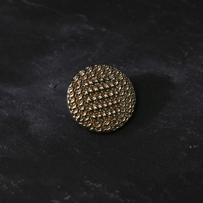 10 buc 15/20/25mm nasturi din metal țesute vintage pentru cusut nasturi decorativi din aur negru pentru îmbrăcăminte, nasturi pentru vestă de modă, 20 mm