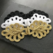 1 poros kiniškų varlių uždarymo mygtukų mazgas Cheongsam tradiciniai rankų darbo priedai Rankų darbo užuolaidų mygtukai