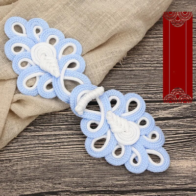 1 poros kiniškų varlių uždarymo mygtukų mazgas Cheongsam tradiciniai rankų darbo priedai Rankų darbo užuolaidų mygtukai