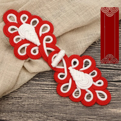 1 poros kiniškų varlių uždarymo mygtukų mazgas Cheongsam tradiciniai rankų darbo priedai Rankų darbo užuolaidų mygtukai