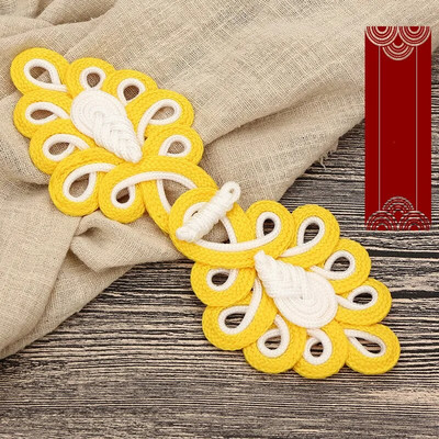 1 poros kiniškų varlių uždarymo mygtukų mazgas Cheongsam tradiciniai rankų darbo priedai Rankų darbo užuolaidų mygtukai