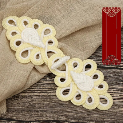 1 poros kiniškų varlių uždarymo mygtukų mazgas Cheongsam tradiciniai rankų darbo priedai Rankų darbo užuolaidų mygtukai