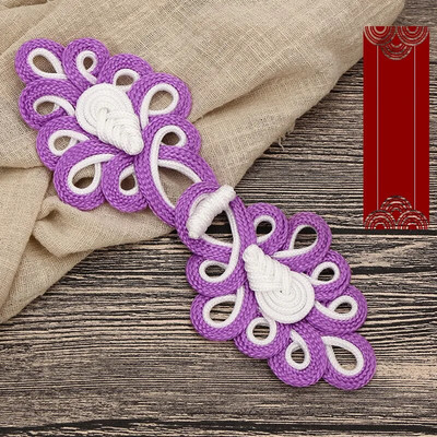 1 poros kiniškų varlių uždarymo mygtukų mazgas Cheongsam tradiciniai rankų darbo priedai Rankų darbo užuolaidų mygtukai
