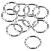 10 buc inele O din oțel inoxidabil 20/30/40/50/60mm diametru interior 3/4/5mm grosime curele inele rotunde sudate