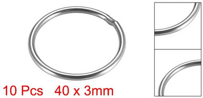 10 buc inele O din oțel inoxidabil 20/30/40/50/60mm diametru interior 3/4/5mm grosime curele inele rotunde sudate