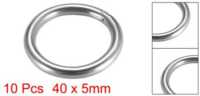 10 buc inele O din oțel inoxidabil 20/30/40/50/60mm diametru interior 3/4/5mm grosime curele inele rotunde sudate