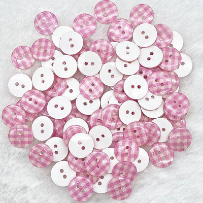 30 buc. 12,5 mm nasturi din rășină pentru îmbrăcăminte pentru copii, butoane de culoare bomboană, nasturi cu doi ochi, pentru decorarea nunții, accesorii de cusut
