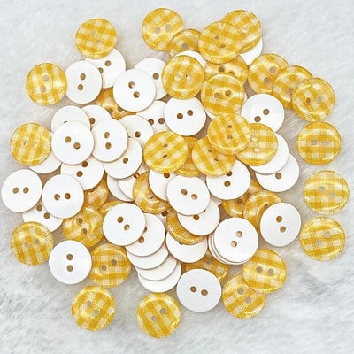 30 buc. 12,5 mm nasturi din rășină pentru îmbrăcăminte pentru copii, butoane de culoare bomboană, nasturi cu doi ochi, pentru decorarea nunții, accesorii de cusut