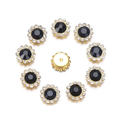 10 TK Kristallkivist nööbid Vintage nööbid rõivaste õmblemine Juuksenõel pulmakleidi jaoks Juuksekaunistus Ehted DIY käsitöö