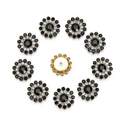 10 TK Kristallkivist nööbid Vintage nööbid rõivaste õmblemine Juuksenõel pulmakleidi jaoks Juuksekaunistus Ehted DIY käsitöö