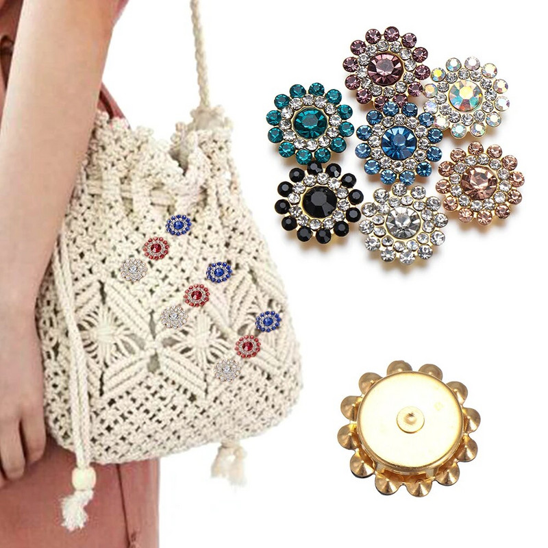 10 TK Kristallkivist nööbid Vintage nööbid rõivaste õmblemine Juuksenõel pulmakleidi jaoks Juuksekaunistus Ehted DIY käsitöö