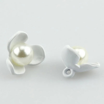 10vnt Metalinės gėlių sagos Moteriškų drabužių siuvimo aksesuarai Marškiniai Megztiniai Rankovės apykaklės sagos didmeninė prekyba