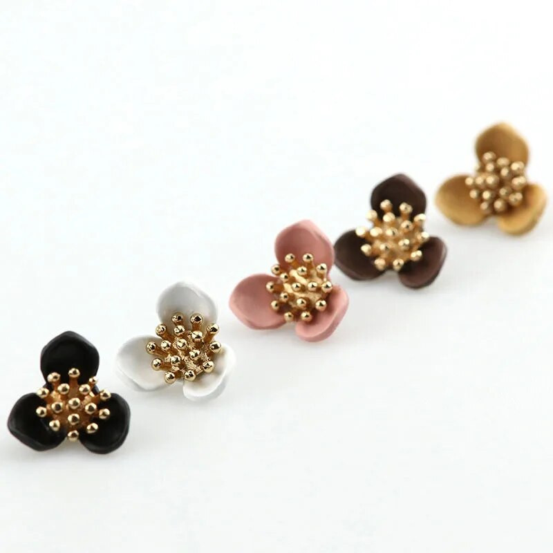 10vnt Metalinės gėlių sagos Moteriškų drabužių siuvimo aksesuarai Marškiniai Megztiniai Rankovės apykaklės sagos didmeninė prekyba