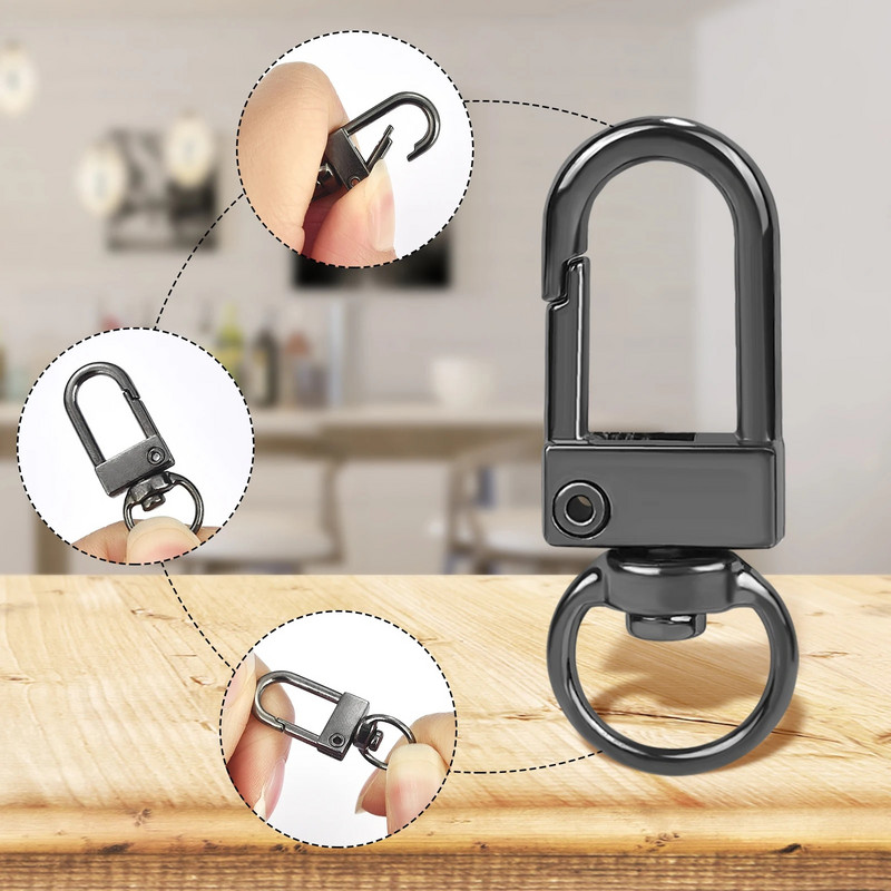 10 vnt karabino metalo omarų užsegimo kabliukai, padengti auksu sidabru, pasidaryk pats papuošalų paieška.