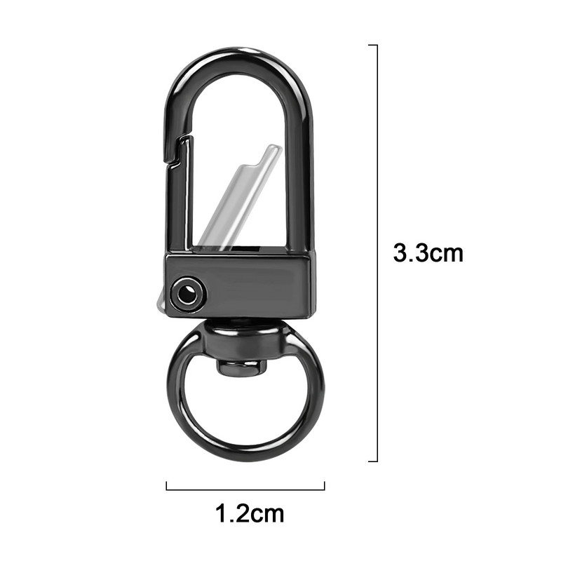10 vnt karabino metalo omarų užsegimo kabliukai, padengti auksu sidabru, pasidaryk pats papuošalų paieška.
