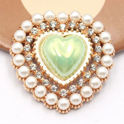 10 PCS26 * 26 mm Populiarus auksinis meilės perlas Vandens deimantinis taškuotas perlas, skirtas vestuvių scenos dekoravimui lanko mazgas plaukų aksesuarai, audiniai