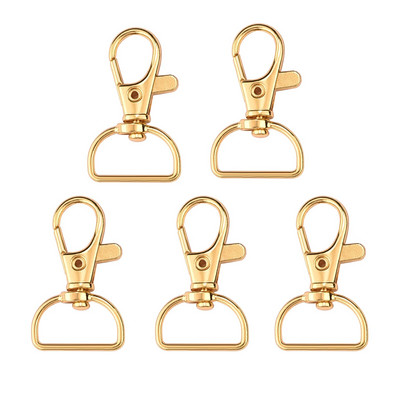 5/10kom Okretne kopče Prstenovi za pse Legirana metalna užeta Karabini Kuka za privjesak Torba za ključeve Izrada nakita Šivanje