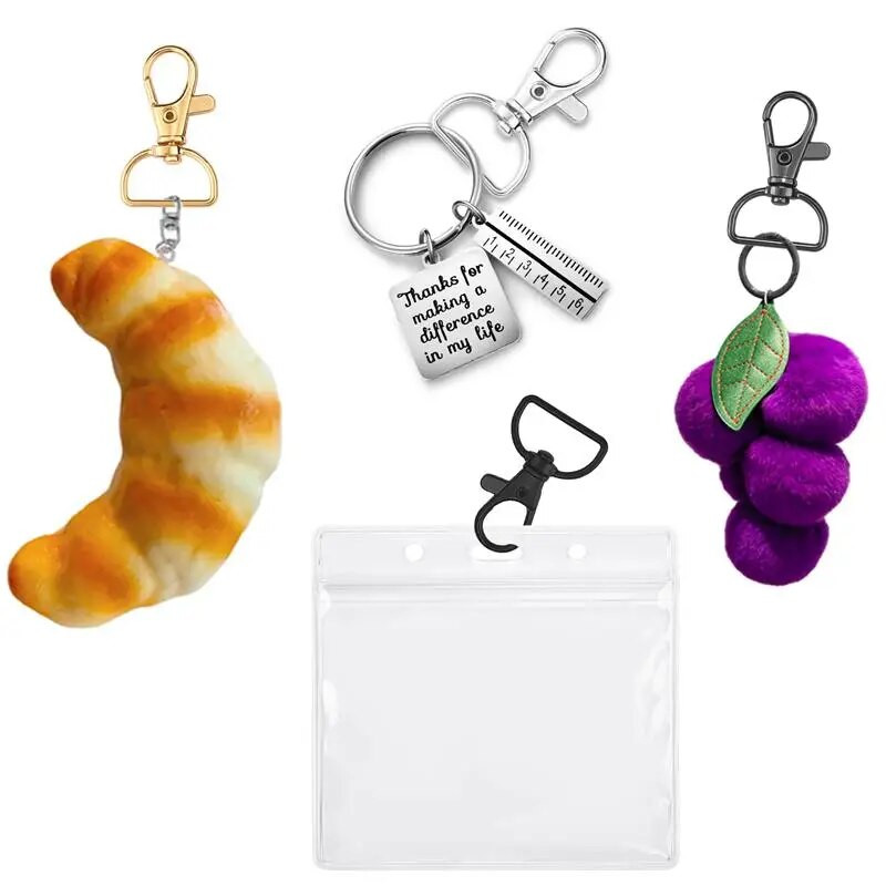 5/10kom Okretne kopče Prstenovi za pse Legirana metalna užeta Karabini Kuka za privjesak Torba za ključeve Izrada nakita Šivanje