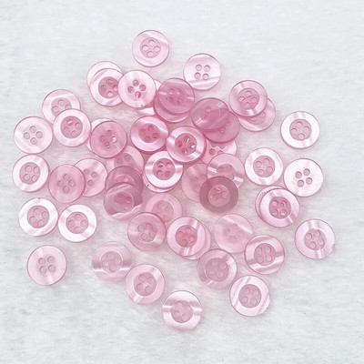 Nou 50 bucăți bucăți 11 mm culoare rășină ochi de pisică buton cu patru ochi pentru decorare nunta accesorii de cusut