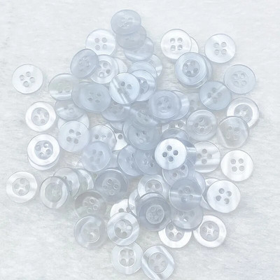Nou 50 bucăți bucăți 11 mm culoare rășină ochi de pisică buton cu patru ochi pentru decorare nunta accesorii de cusut