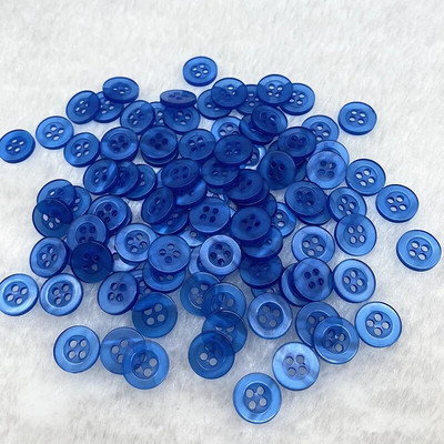 Nou 50 bucăți bucăți 11 mm culoare rășină ochi de pisică buton cu patru ochi pentru decorare nunta accesorii de cusut