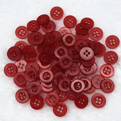 Nou 50 bucăți bucăți 11 mm culoare rășină ochi de pisică buton cu patru ochi pentru decorare nunta accesorii de cusut