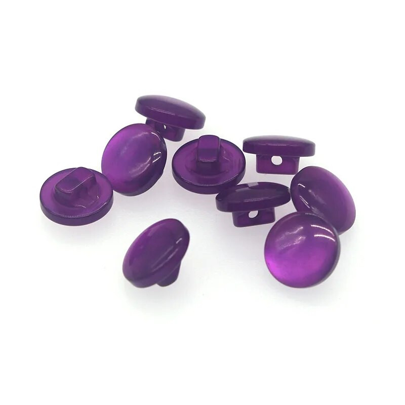 50 tk Akrüülist õmblusnööbid Scrapbooking Round Candy 15 värvi Vars 11mm Dia. Costura Botones Kaunista bottoni saapad