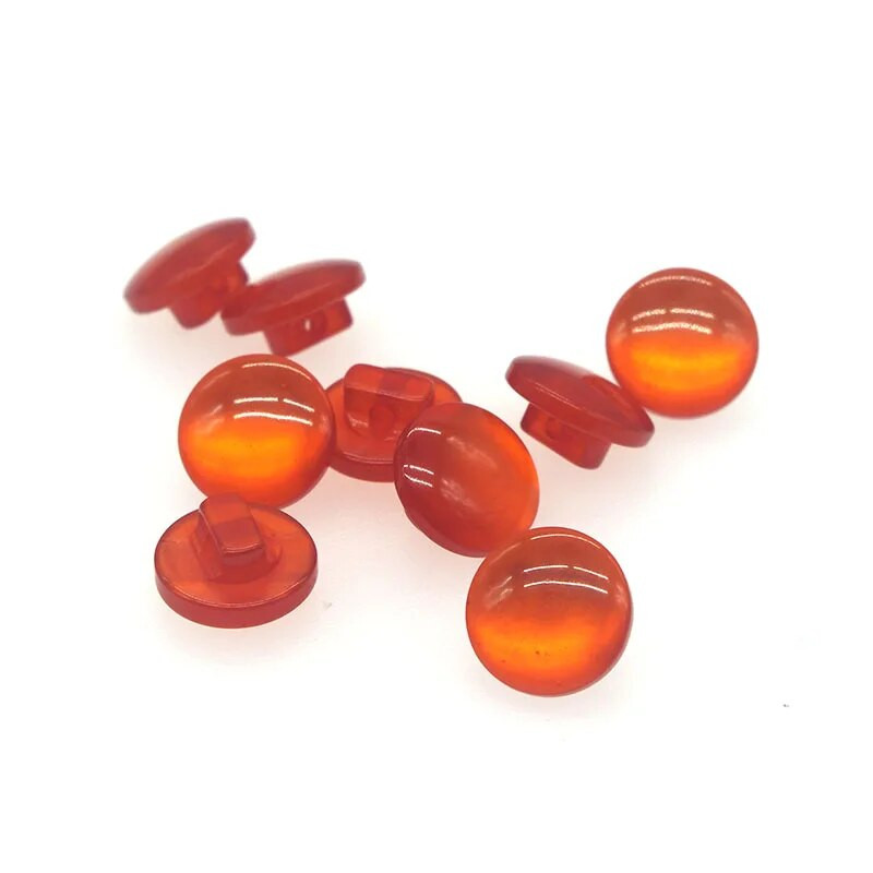 50 tk Akrüülist õmblusnööbid Scrapbooking Round Candy 15 värvi Vars 11mm Dia. Costura Botones Kaunista bottoni saapad