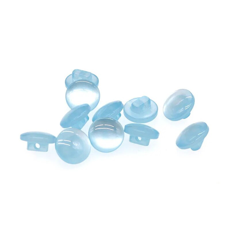 50 tk Akrüülist õmblusnööbid Scrapbooking Round Candy 15 värvi Vars 11mm Dia. Costura Botones Kaunista bottoni saapad