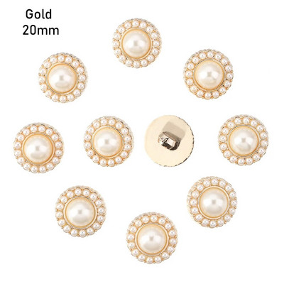 10 vnt Perlų drabužių sagos Blizgantys cirkonio siuvimo mygtukai „pasidaryk pats“ marškinių sagos papuošalai Rankų darbo siuvimo rankdarbių priedai