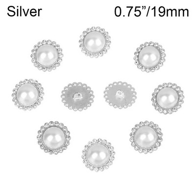 10 vnt Perlų drabužių sagos Blizgantys cirkonio siuvimo mygtukai „pasidaryk pats“ marškinių sagos papuošalai Rankų darbo siuvimo rankdarbių priedai