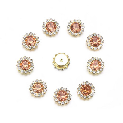 10 vnt Perlų drabužių sagos Blizgantys cirkonio siuvimo mygtukai „pasidaryk pats“ marškinių sagos papuošalai Rankų darbo siuvimo rankdarbių priedai