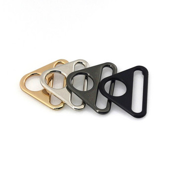 5 τμχ Μεταλλική πόρπη δαχτυλίδι σε σχήμα τριγώνου Ρυθμιζόμενη πόρπη για ιμάντες δερμάτινη τσάντα χειροτεχνίας Ζώνη ιμάντας ενδυμάτων αποσκευών αξεσουάρ DIY