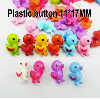 50 ΤΕΜ Βαμμένα με πεταλούδα πλαστικά κουμπιά Διακόσμηση Παλτό Μπότες ραπτικής Ρούχα Αξεσουάρ Smile Face Button Ένδυμα P-188