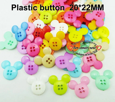 50 de bucăți nasturi din plastic vopsiți cu fluture, decorare, cizme pentru haine, accesorii pentru cusut, nasturi pentru față zâmbitului, îmbrăcăminte P-188