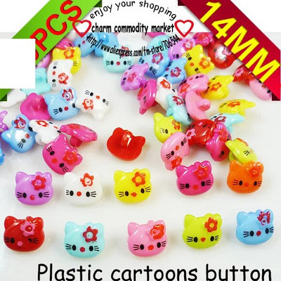 50 de bucăți nasturi din plastic vopsiți cu fluture, decorare, cizme pentru haine, accesorii pentru cusut, nasturi pentru față zâmbitului, îmbrăcăminte P-188