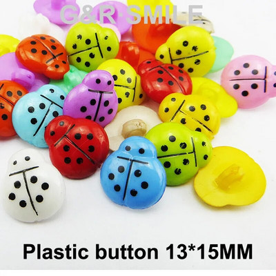 50 de bucăți nasturi din plastic vopsiți cu fluture, decorare, cizme pentru haine, accesorii pentru cusut, nasturi pentru față zâmbitului, îmbrăcăminte P-188