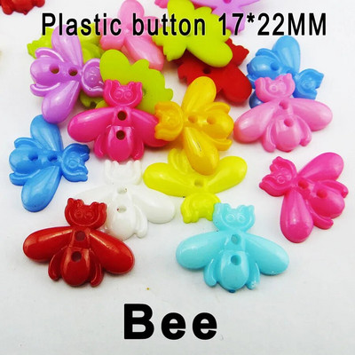 50 de bucăți nasturi din plastic vopsiți cu fluture, decorare, cizme pentru haine, accesorii pentru cusut, nasturi pentru față zâmbitului, îmbrăcăminte P-188