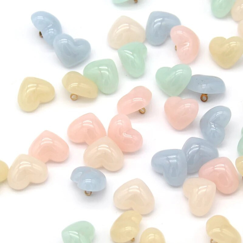 HENGC Χαριτωμένα πολύχρωμα κουμπιά μαργαριταριών καραμέλας για ρούχα Παιδικό πουκάμισο φόρεμα χειροποίητο διακοσμητικό DIY αξεσουάρ ραπτικής Χονδρική