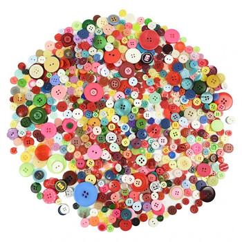 85-230Pcs Mix Resin Buttons DIY Crafts Scrapbooking Ράψιμο ρούχων Κουμπί Παιδικά Ενδύματα Παιδικά Χειροποίητα Αξεσουάρ Διακόσμηση σπιτιού
