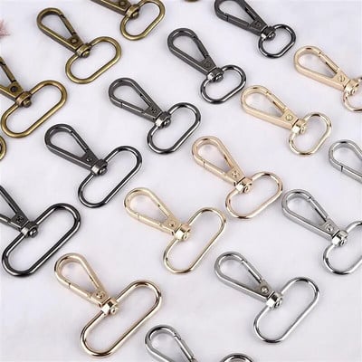 5 bucăți saci de metal curea catarame închizătoare homar guler carabinier cârlig bricolaj breloc geantă piese accesorii 1.6/2/2.5/3.2/3.5cm