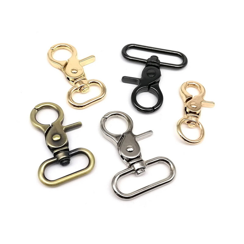 Kvaliteetne pöörlev homaari nahast kott käekott õlarihma rihma klambriga päästiku pandla võtmehoidja koera keti kaelarihma kinnitus