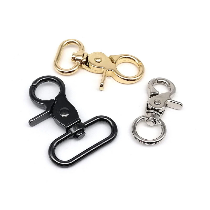 Kvaliteetne pöörlev homaari nahast kott käekott õlarihma rihma klambriga päästiku pandla võtmehoidja koera keti kaelarihma kinnitus