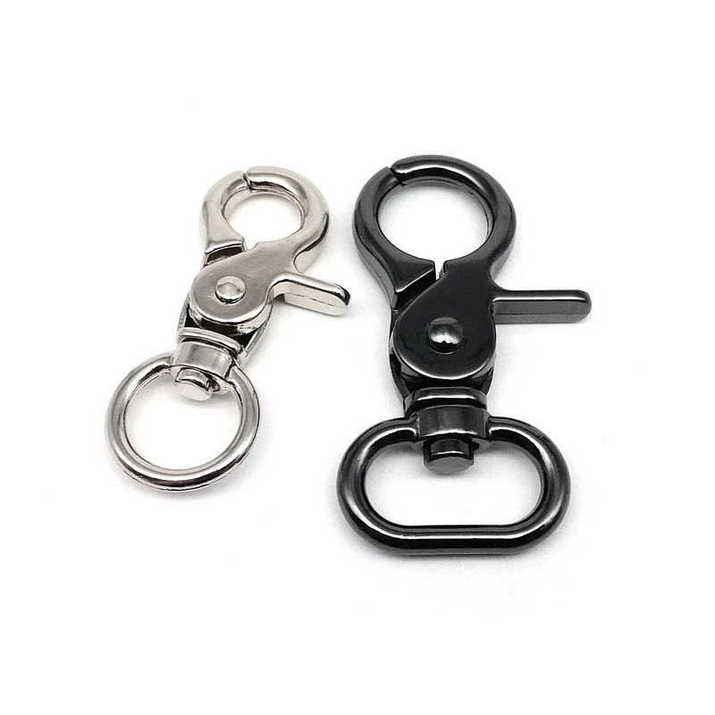 Kvaliteetne pöörlev homaari nahast kott käekott õlarihma rihma klambriga päästiku pandla võtmehoidja koera keti kaelarihma kinnitus