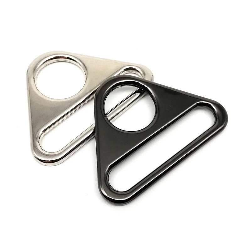 Kvaliteetne metallist 20 25 32 38 50 mm seljakott Käekott Nahast kott Pagasirihm Veeb O Dee Kolmnurk Rõngas Pandla Lukk DIY