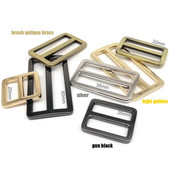 2 buc Metal Geantă din piele de înaltă calitate Rucsac Curea de umăr Cureaua Web dreptunghi Reglare Tri-glide Pin Rol Cataramă Glisor Inel O
