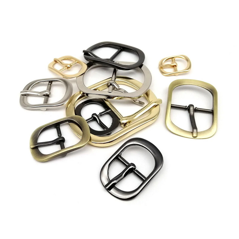 2 vnt Metalinė odinė rankinė piniginė batų dirželis peties diržas, reguliuoti ritininį kaištį, sagtį, užsegimo spaustukai stačiakampio ovalo formos žiedo taisymas "pasidaryk pats"