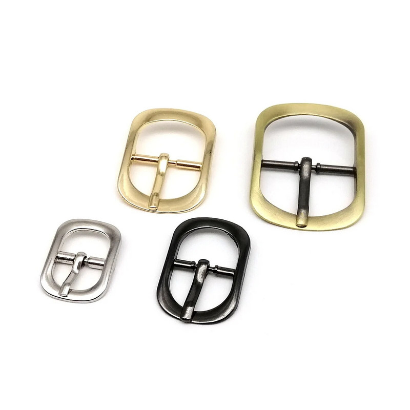 2 vnt Metalinė odinė rankinė piniginė batų dirželis peties diržas, reguliuoti ritininį kaištį, sagtį, užsegimo spaustukai stačiakampio ovalo formos žiedo taisymas "pasidaryk pats"